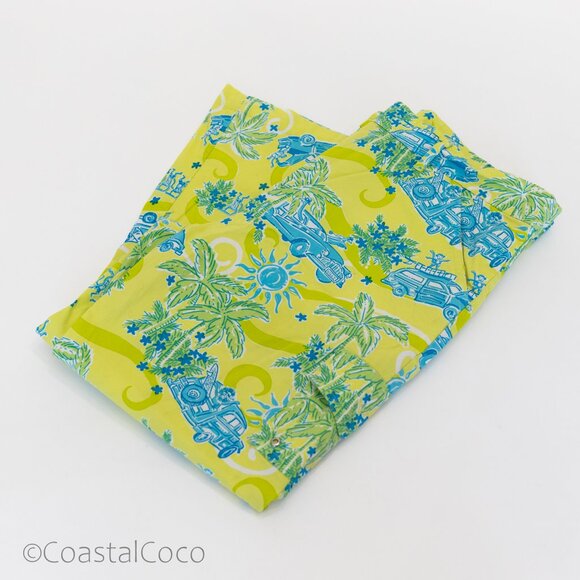 Lilly Pulitzer Cruisin Cargo Pants 6 Vintage Y2K Capri Tropical Beach Rare Print - Picture 12 of 13